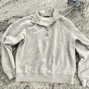 brandy melville quarter zip
